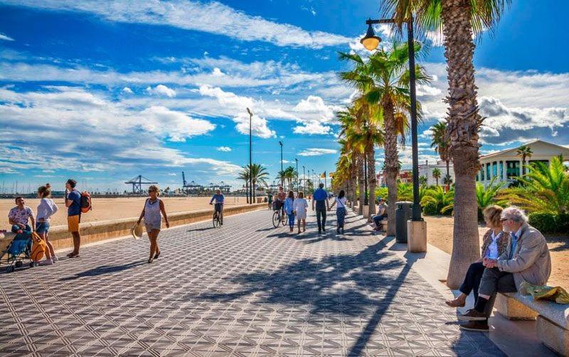 Sweets Rooms On The Beach Valencia Exterior photo